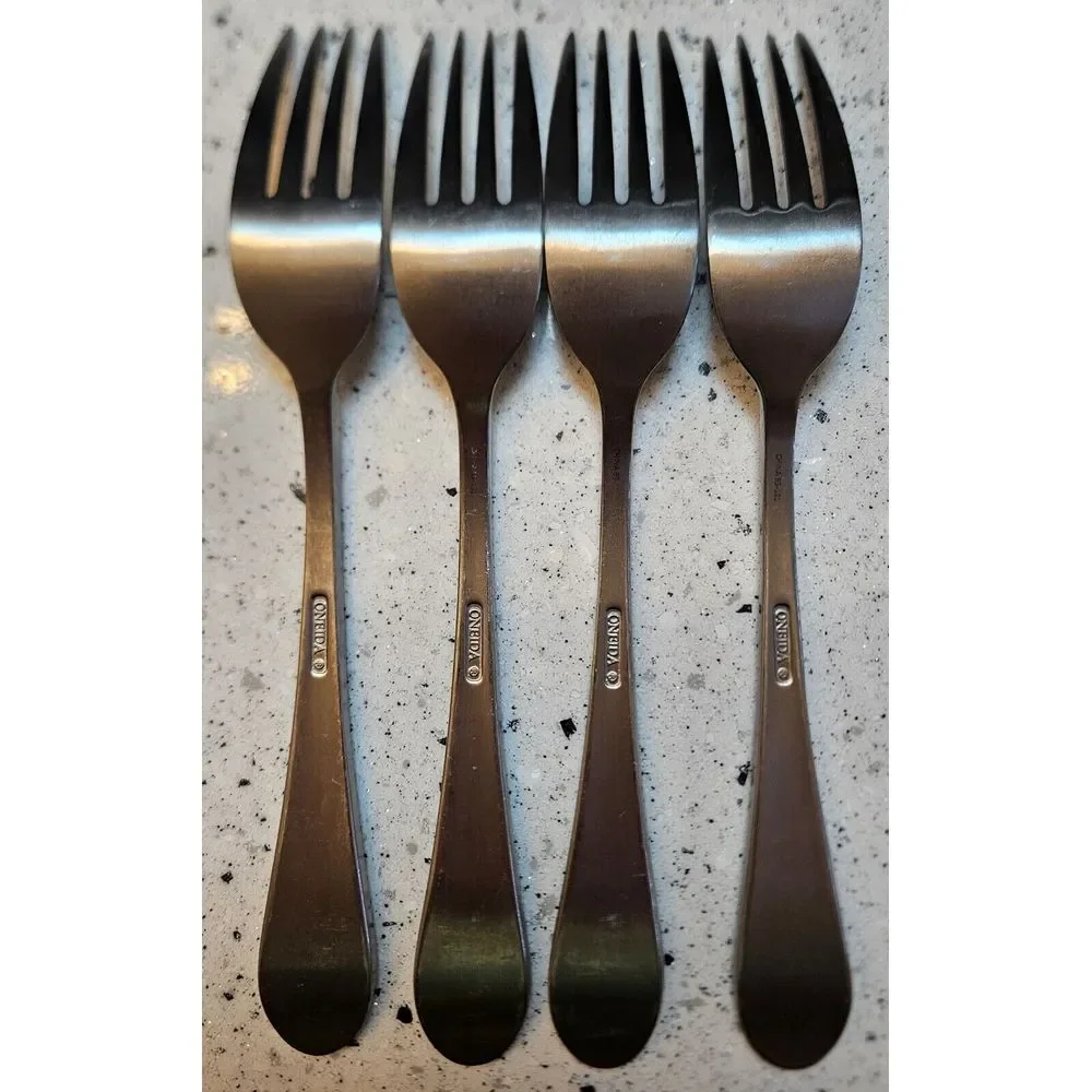 Oneida ICARUS Glossy Set of 4 Dinner Forks Stainless Flatware‎ 8